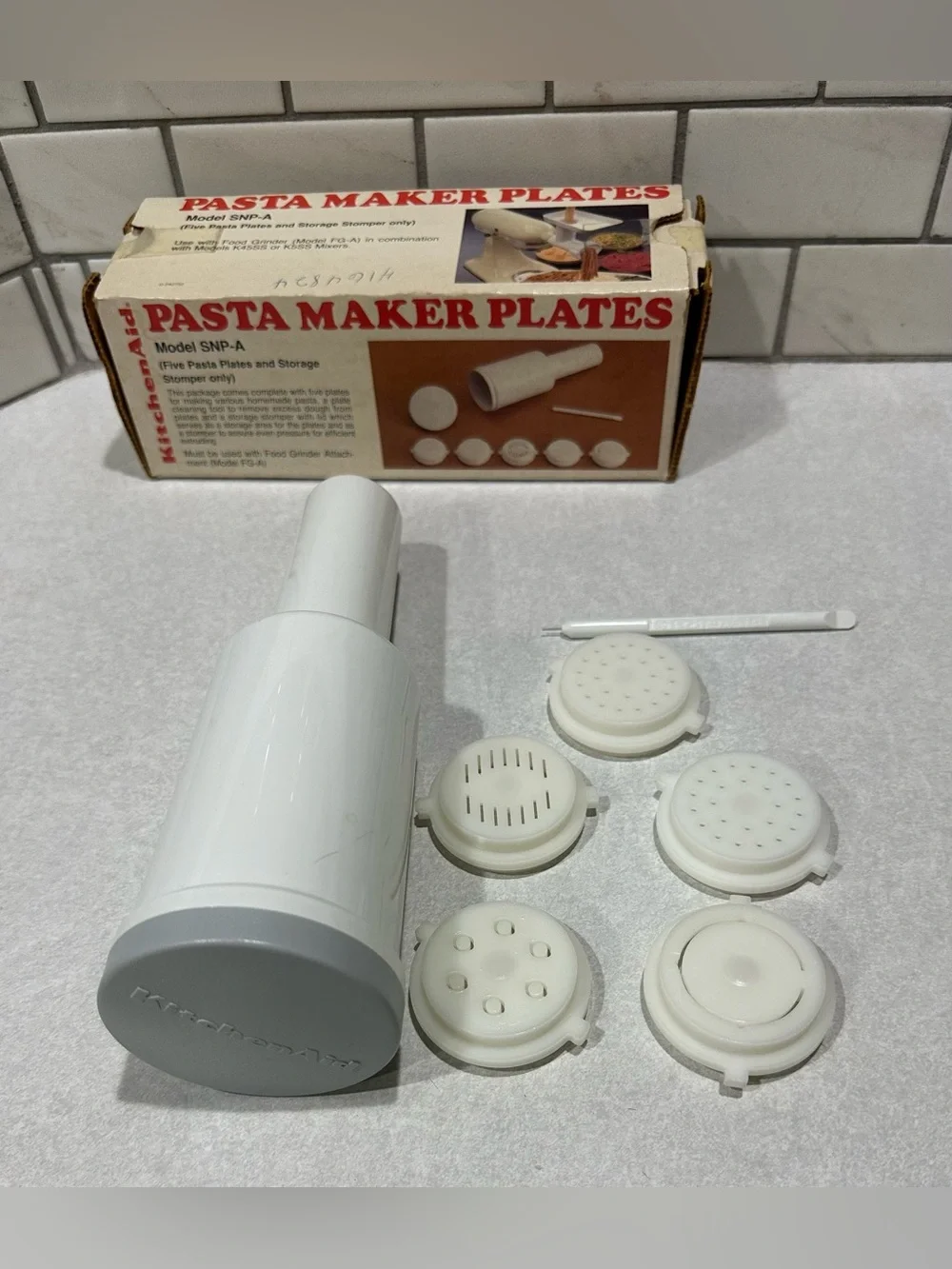 KitchenAid Pasta Maker Plates Stand Mixer for Food Grinder Attachment